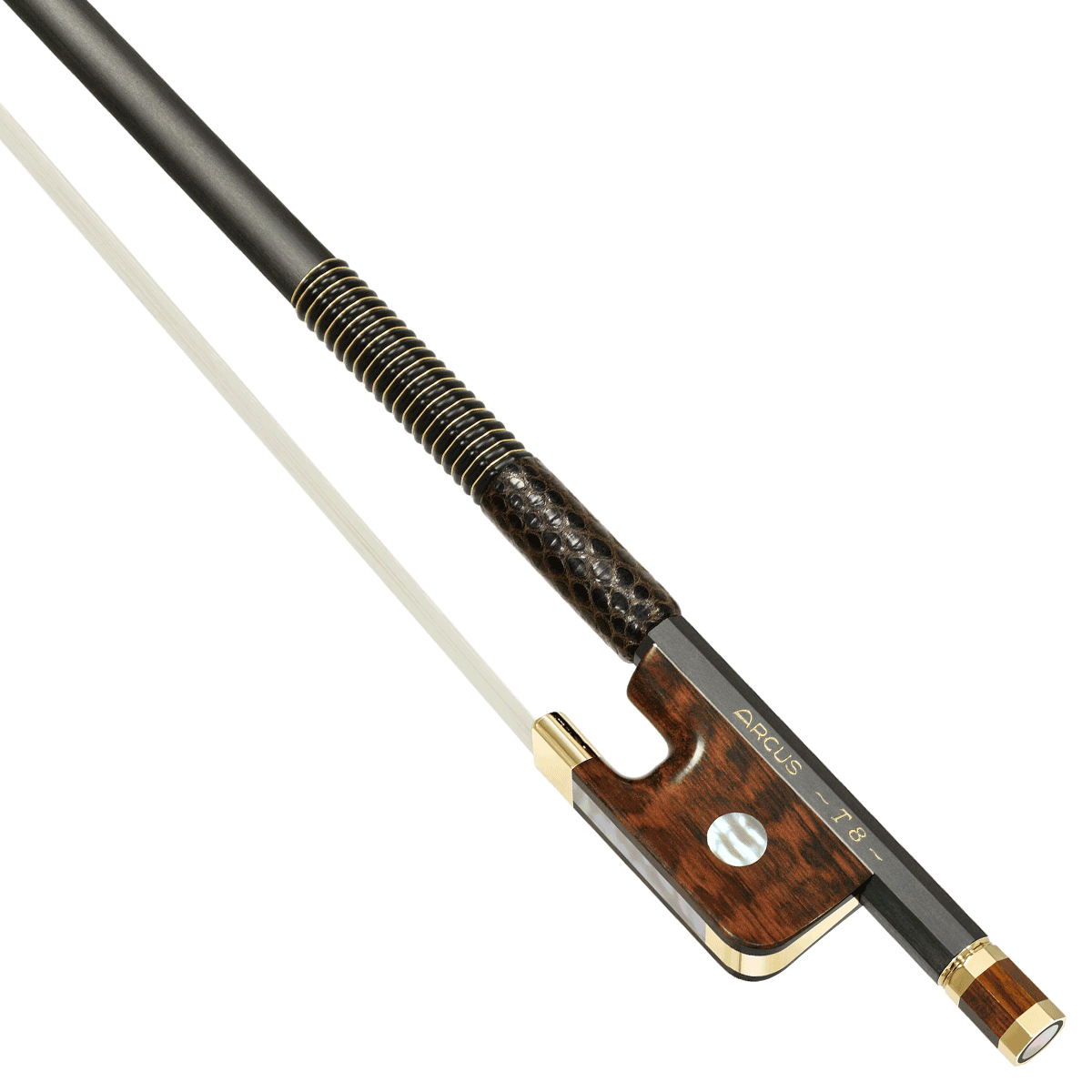 Arcus T8 Gold Viola Bow — Vermont Violins
